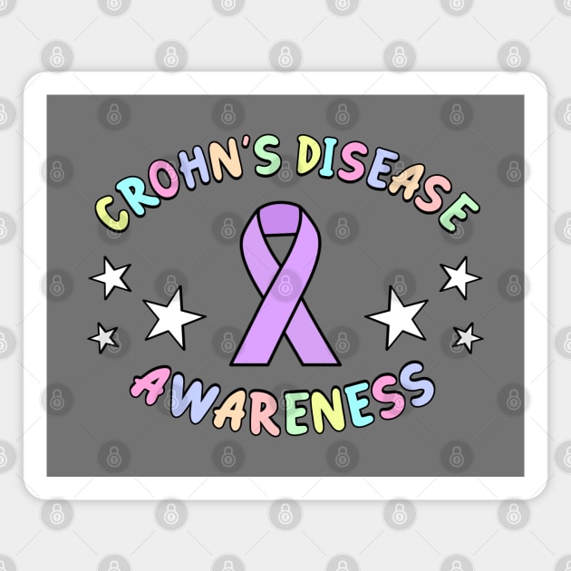 Crohn's Disease - Disability Awareness Magnet by Football from the Left